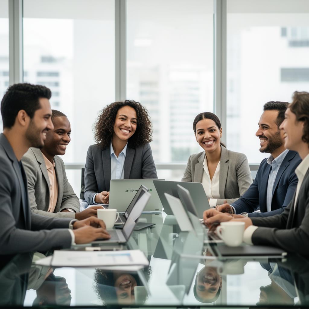 Equipe corporativa atendida pelo plano SulAmérica Empresarial